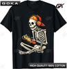 Halloween Skeleton Gamer Video Gaming Boys Men Printed Graphic TShirt Casual Fashion Round Short Sleeved Tops Ropa De Hombre