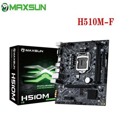 Plně nová základní deska MAXSUN Challenger H510M-F USB3.1 LGA1200 M-ATX SATA3 PCI-E NVME Podpora intel 10 11 Core Dual channel DDR4