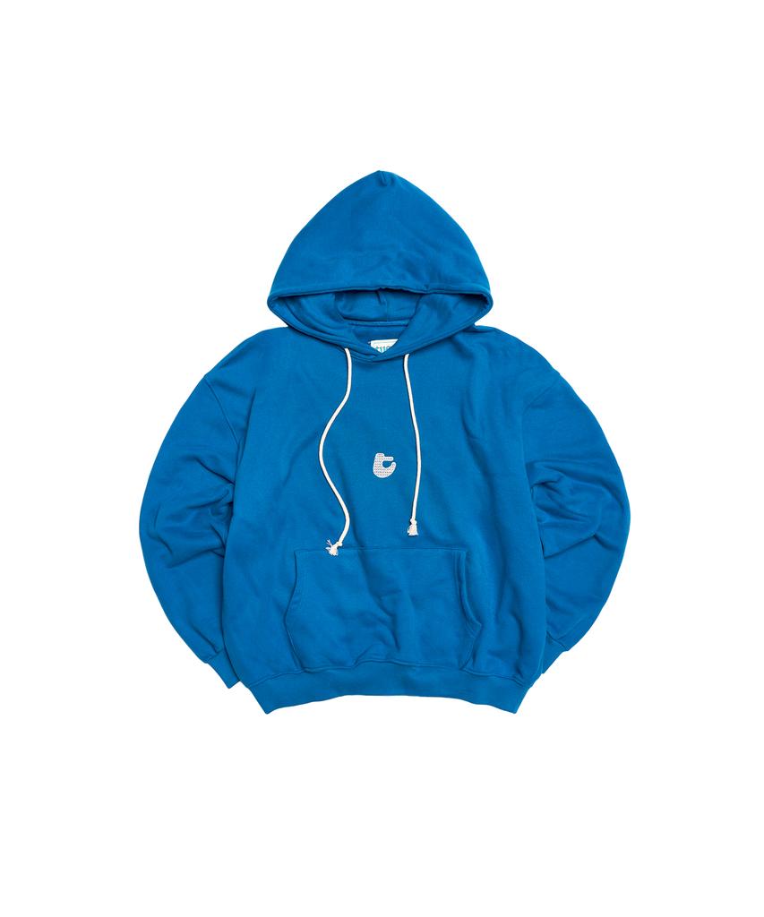 TUEWID Tuewid Logo Embroidery Hoodie (Cerulean Blue)