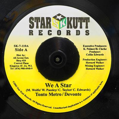 7-Zoll Schallplatte TANTO METRO & DEVONTE - We A Star SK7110 Star Kutt Recor Jamaika Reggae, Ska & Dub Gebraucht