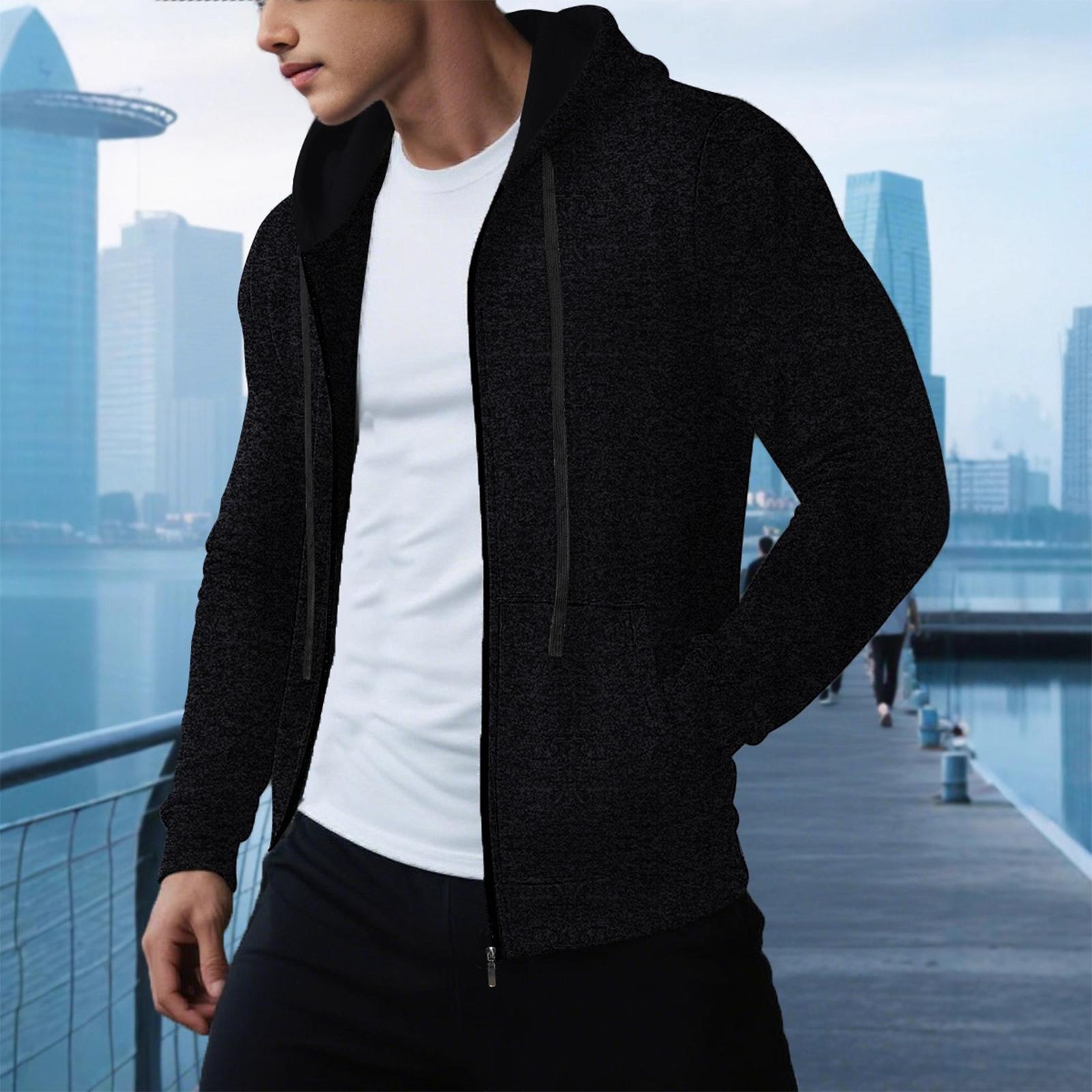 

Спортивный костюм с капюшоном, унисекс, одежда для бега, пуловер с длинными рукавами, толстовка с капюшоном L