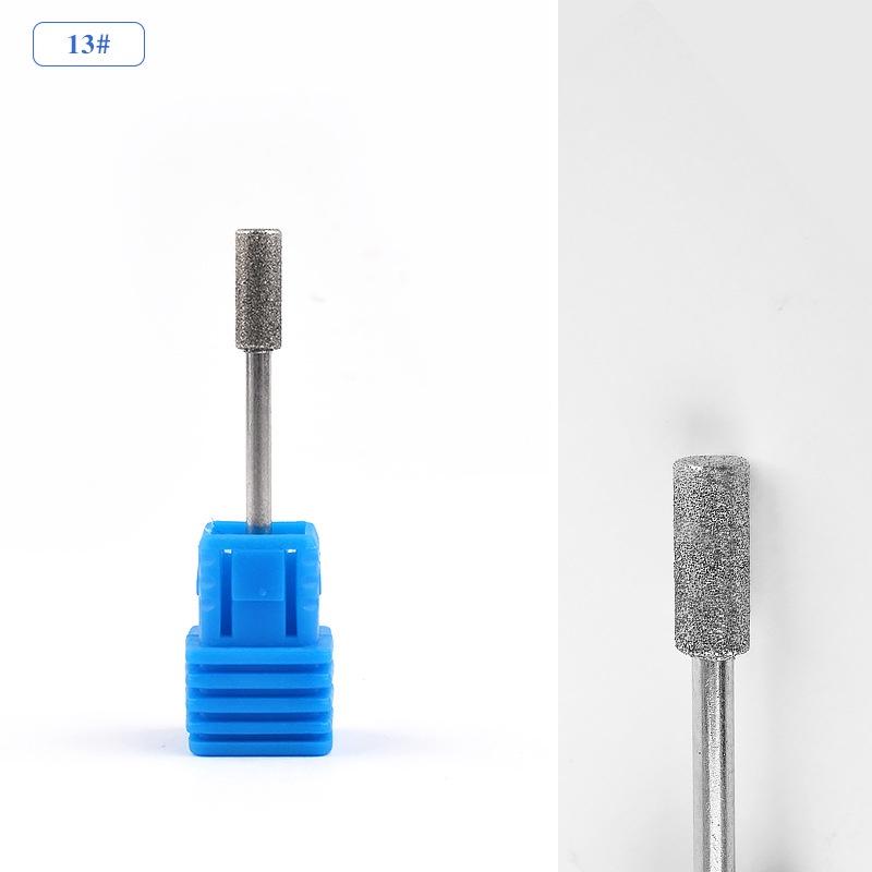 Dispozitiv de tăiat cap de șlefuit de unghii din oțel tungsten pentru manichiură Burghie de metal Freze pentru îndepărtarea unghiilor Instrumente cu gel