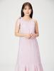 PINK Heart Satin Dress PWFO224234 PNK F [Gelato Pique] Women's
