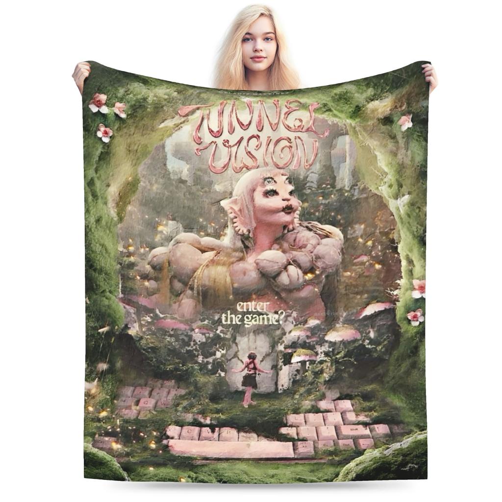 American Singer Melanies Martinezs Blanket Cover Fleece Lightweight Thin Throw Blankets for Bedding Couch Bed Rug
