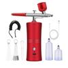 Portable Rechargeable Airbrush for Nail Art, Model Coloring, Spray Paint, and Hydration - Mini Spray Gun.