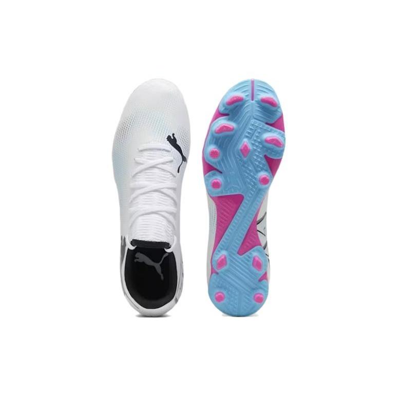 PUMA Future 7 Play FG/AG 'White Black Pink' Men's 107723-01