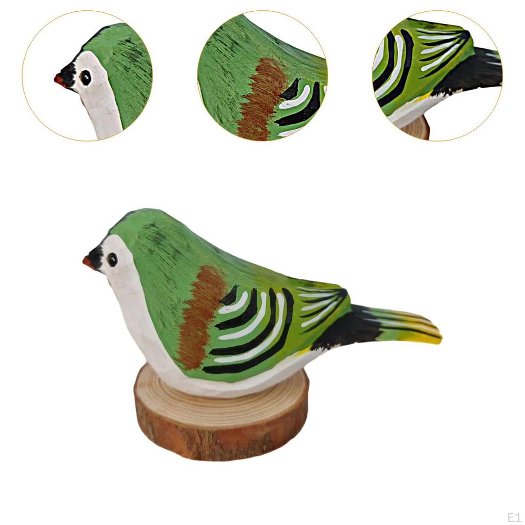 Bird Sculpture with Base for Garden And Desktop Display