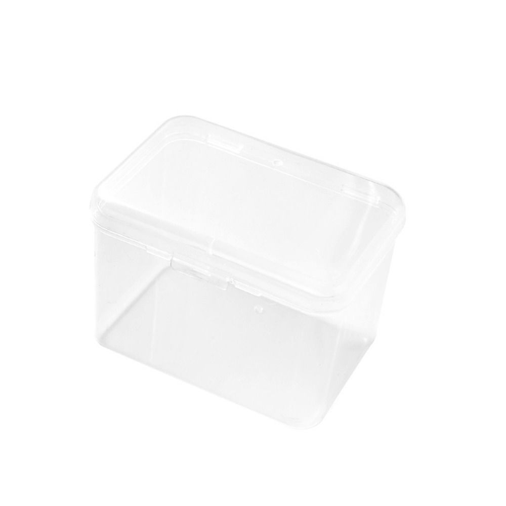 

Transparent Powder Puff Storage Box Plastic Cosmetics Storage Case Square Storage Box Jewelry прозрачный