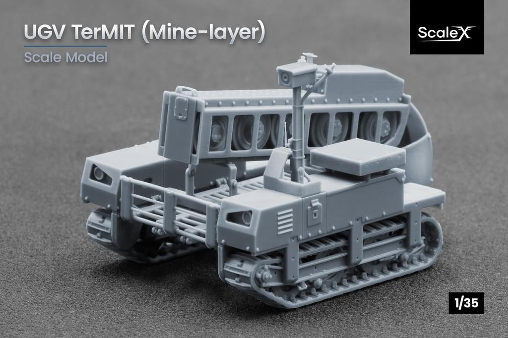 Scale Unmanned Vehicle Thermite Vehicle 3D Printer Kit SCXVG35008 Scale-X 1/35 Multi-Purpose Mine-Laying (Military Vehicle)