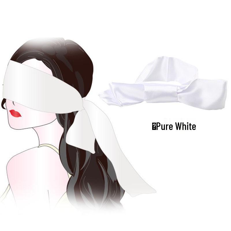 

Silk Satin Adult Flirting Eye Mask & Bow Tie SM Accessory Set