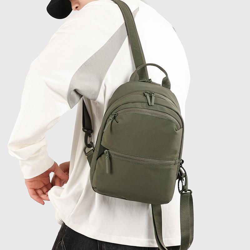 Lightweight Water-repellent Chest Bag Crossbody Bag Cycling Sport Shoulder Bag