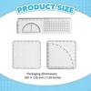 Geometric Drawing Stencil Ruler Measuring Template Mathematics Made of PVC