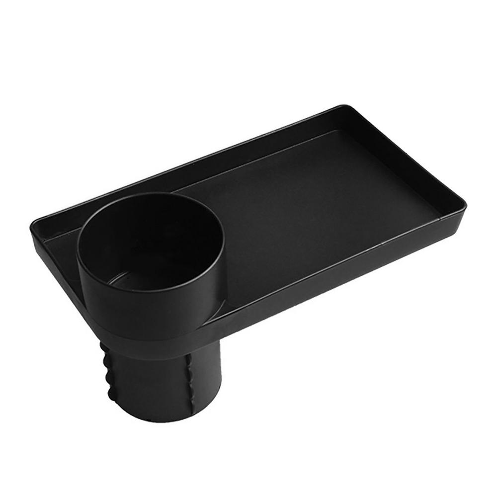 Car Cup Holder With Attachable Tray 360 Degree Swivel Adjustable Car Food Eating Tray Table For Cup Holders Expander