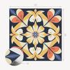 Pack of PVC Tiles with Pattern Self-Adhesive for Bedroom Floral Mandala Pattern 20x20x20 Cm