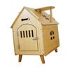 Wooden Pet House Breathable Dog Crate for Cat Puppy Small Medium Dogs