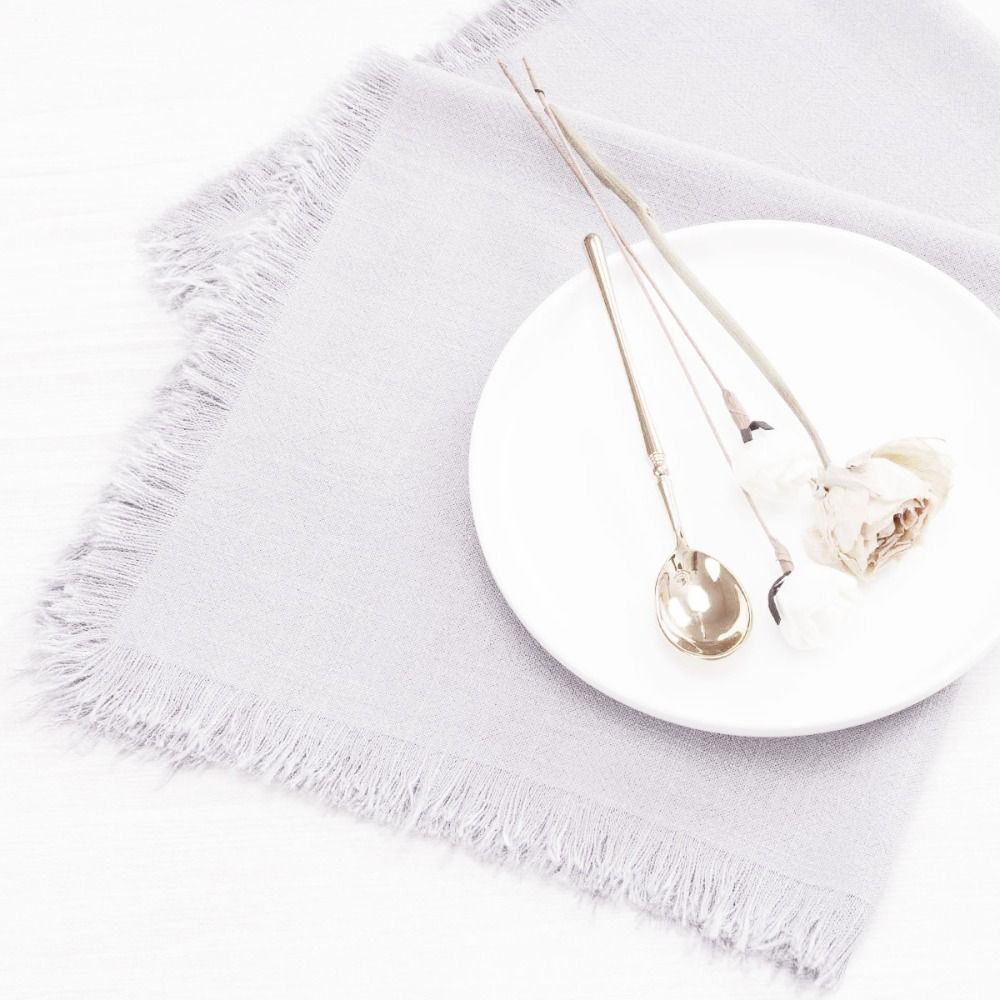 Reusable Cotton Napkin Table Decoration Placemats Party Supply Linen Napkin Hotel