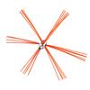 VEVOR Chimney Sweep Kit, 8m Maximum Extendable Length Chimney Brush, Chimneys Cleaning Kit with Bristle Replacements & Goggles