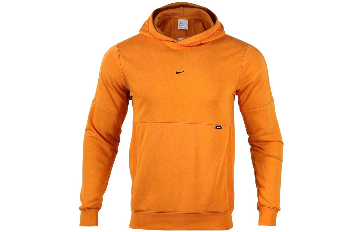 Nike Sweatshirts Men s Orange Hooded Moderate Regular DC9025-738 M