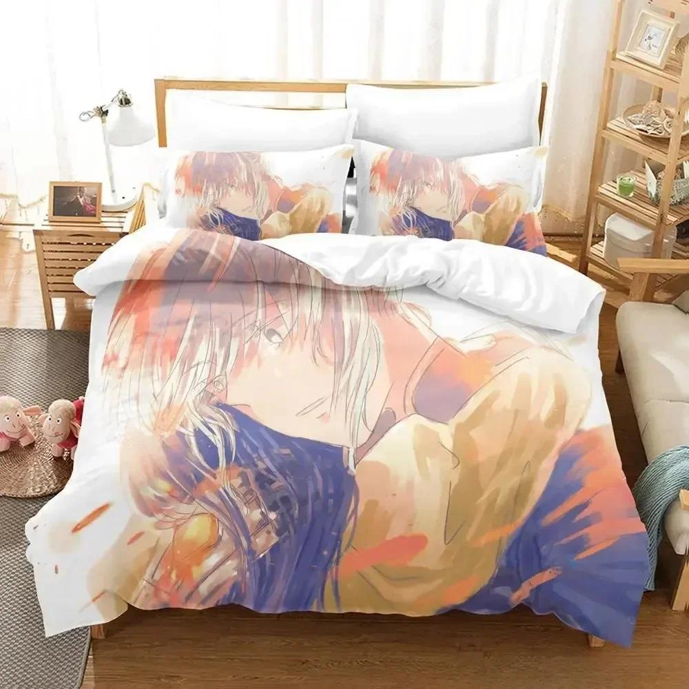 New Ascendance Of A Bookworm Bedding Set Cartoon Anime Three-Piece Set Adult Kid Bedroom Duvet Cover Sets 3D Print Kawaii Girls