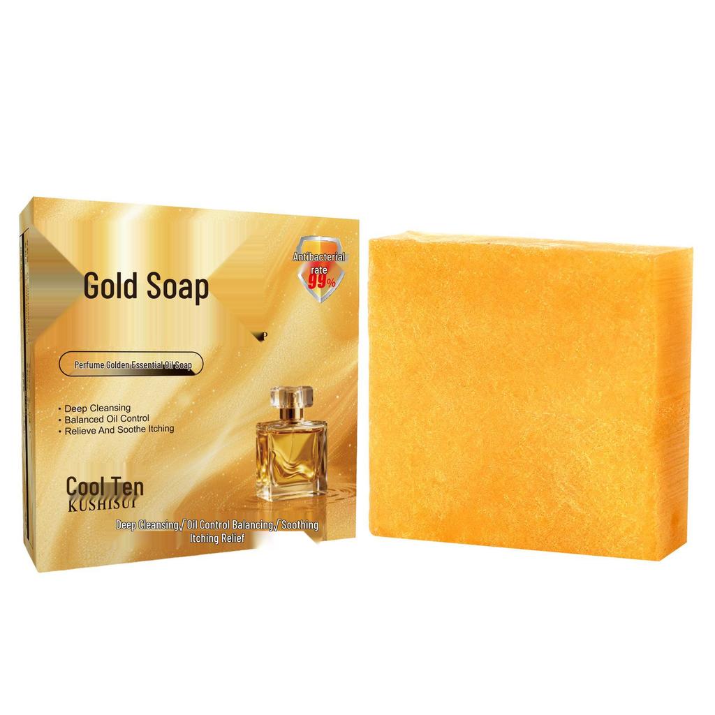 Antibacterial Goat Milk Essential Oil Soap for Hydration & Smooth, Tender Skin - Oil Control & Mite Removal