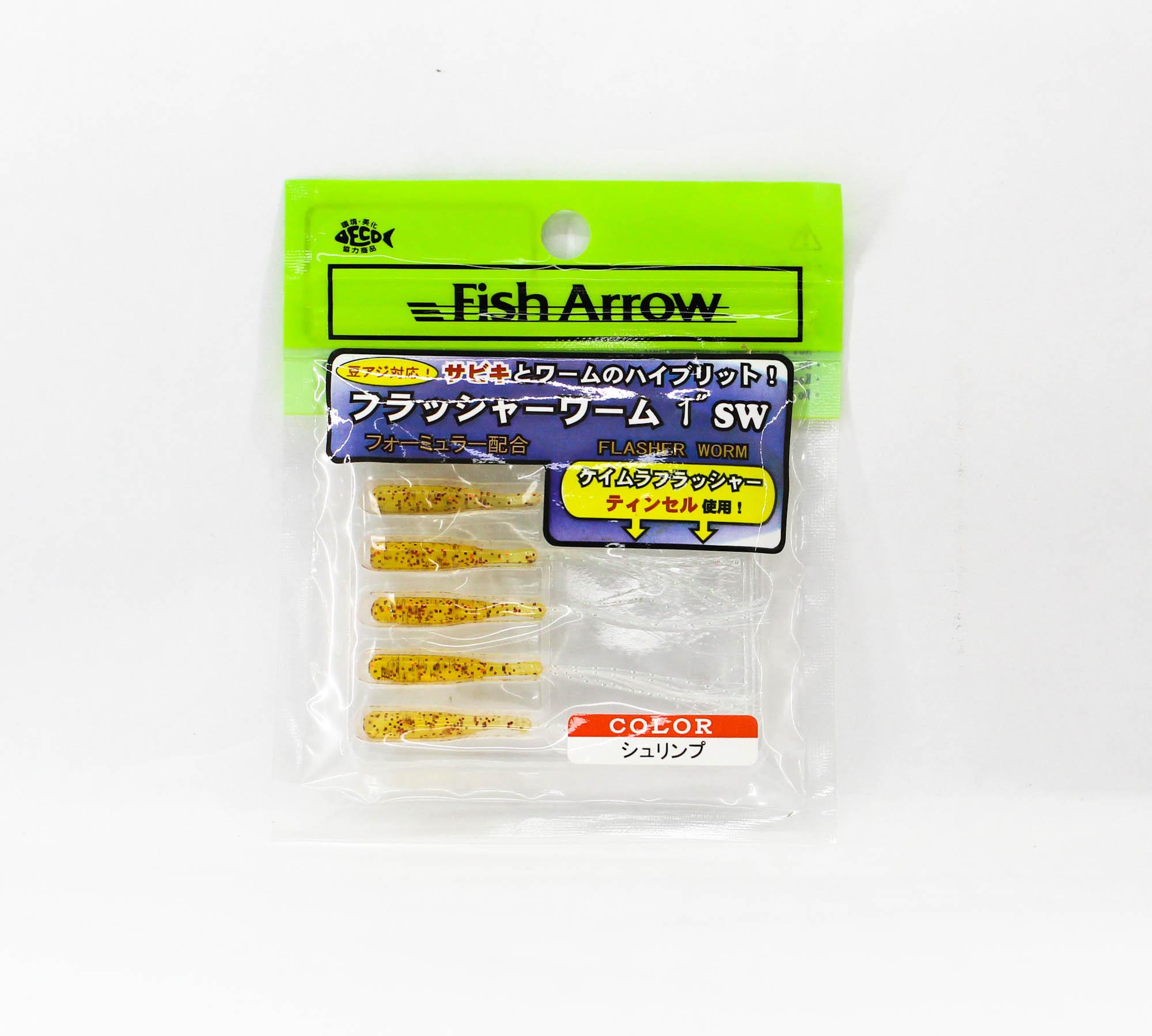 

Fish Arrow Soft Lure Flasher Worm 1 дюйм 6 штук в упаковці №07 (0431)