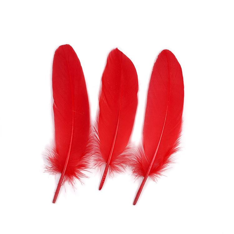 50Pcsdiy Feather Hard Big Floating Feather Wedding Dress Toddler Handmade Decorative Material Mask Feather