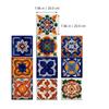 OATIPHO Moroccan Tile Set of Wallpaper Stickers for DIY Peelable Stickers, 10, 20x20cm, Waterproof, Heat-Resistant Kitchen, Bathroom, Toilet,