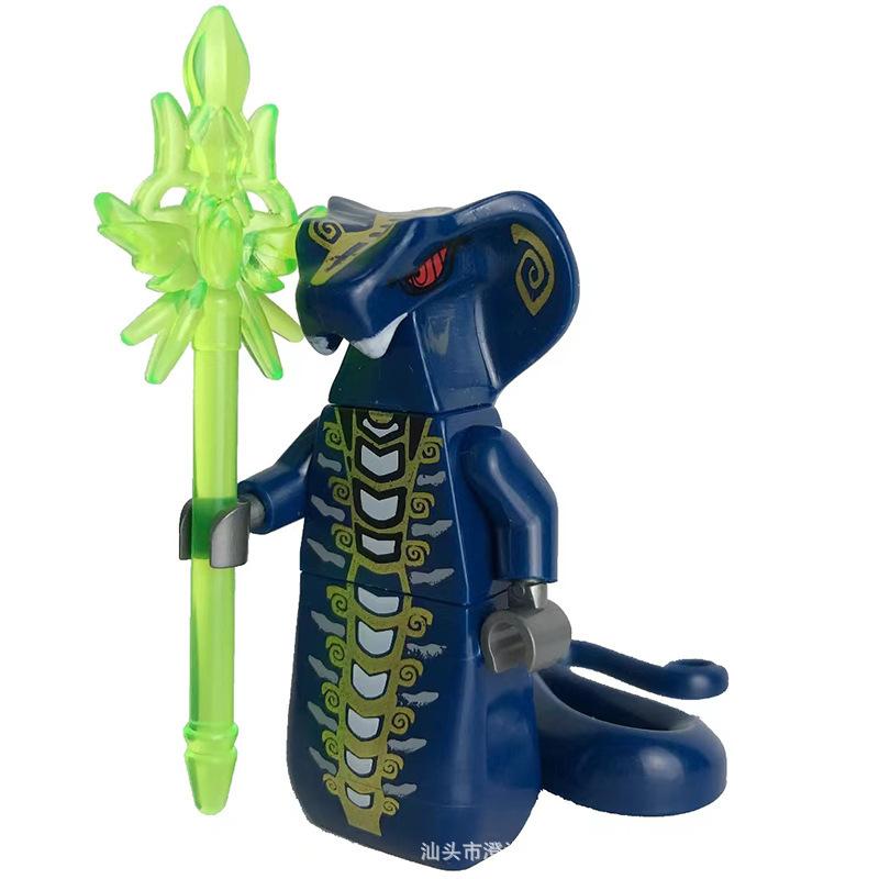 Villain Ninja Basilisk Tide Play Building Block Doll Assembly Educational Toys