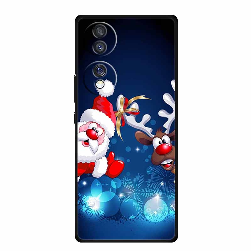 

Чехол для Honor 70 Pro Plus Рождественский Мягкий Силикон ТПУ Задняя крышка телефона для Huawei Honor 70 Pro+ Honor70 Lite Мультяшная Capa Funda Honor 70 Pro