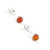 Les Trésors De Lily [I8947] - Amber 'Inspiration' Silver Earrings