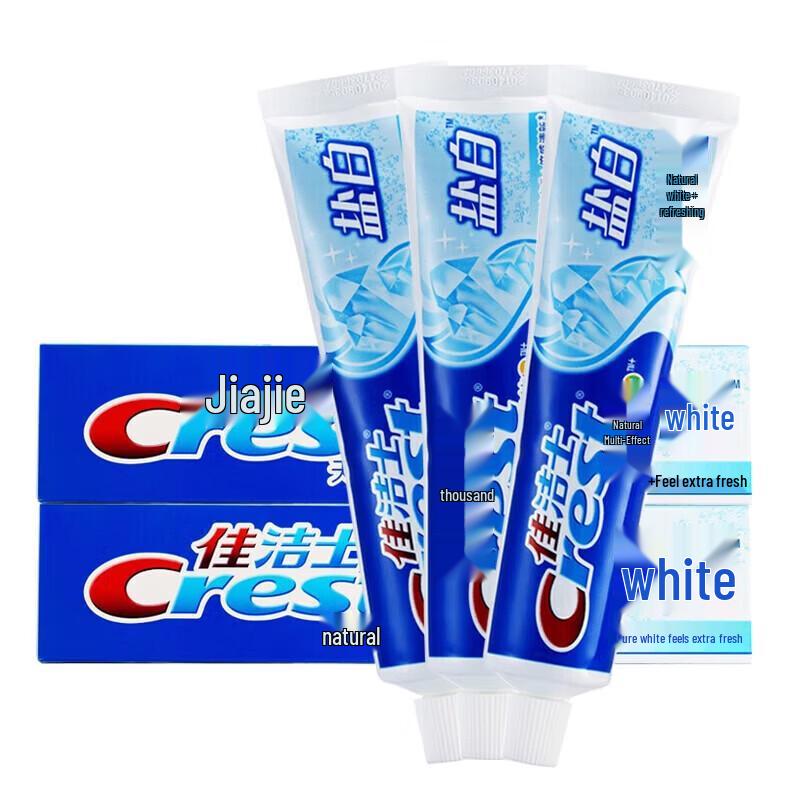 Crest Salt White Multi-Effect Fresh Toothpaste 90g (6-Pack)