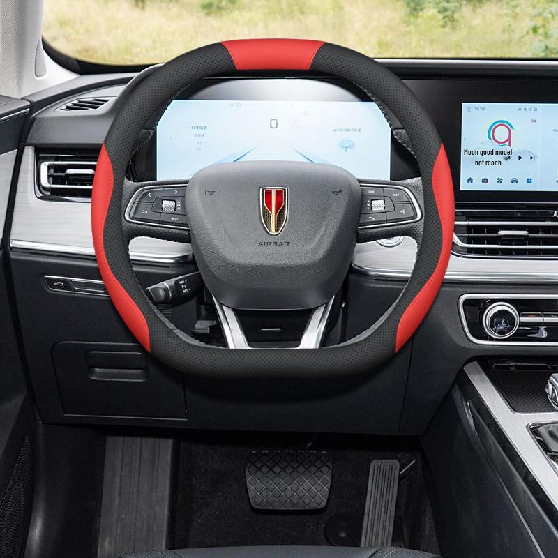 Odorless, Non-Slip Steering Wheel Cover for Hongqi Tiangong 08 - No Sewing Required