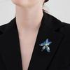 Peony Flower Brooch Pin for Women Enamel Floral Lapel Pins Zinc Alloy Flower Brooch for Clothes Hat Dress Accessories Prom Jewelry
