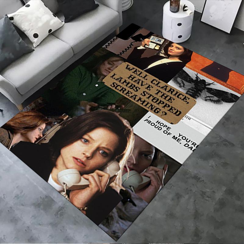 The Silence of the Lambs Carpet Rug for Living Room Bedroom Home Sofa Decoration,Kids Play Non-slip Floor Mat