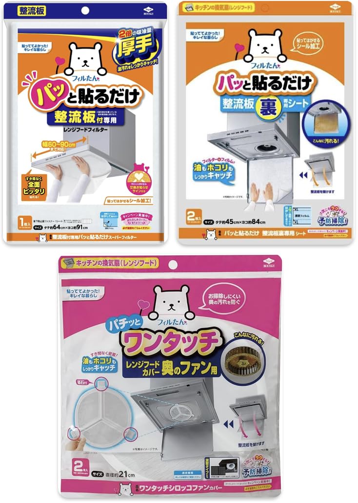 

Toyo Aluminum Ventilation Fan Filter, Easy-to-Apply, Rectifier Plate, Back Sheet, for Fans Behind Range Hood Covers, Prevents Dirt and Cleans Quickly