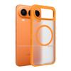 Matte Soft Edge Magnetic Case for Honor Magic8 Pro Air - Premium Full Coverage Soft Edge Shockproof Silicone Armor Skin Feel Minimalist Orange