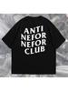 Anti Nefor Nefor Club T-Shirt On the Back