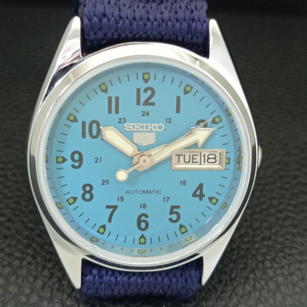 VINTAGE REFURBISHED SEIKO 5 AUTOMATIC 6309A JAPAN MENS WRIST WATCH a441701-1