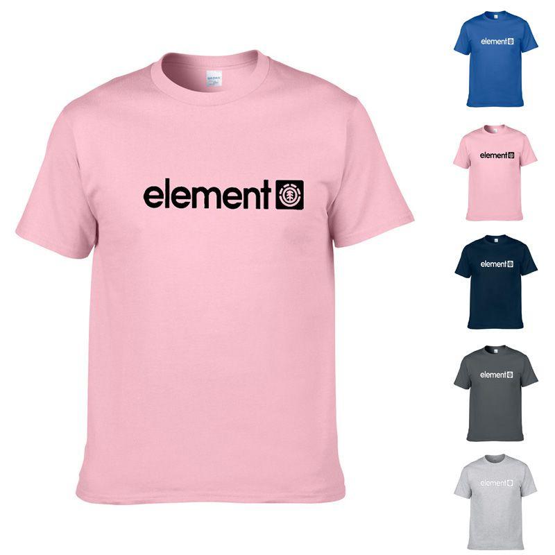 Premium Cotton Blend Element Printing Tees For Men And Women With Short Sleeves
