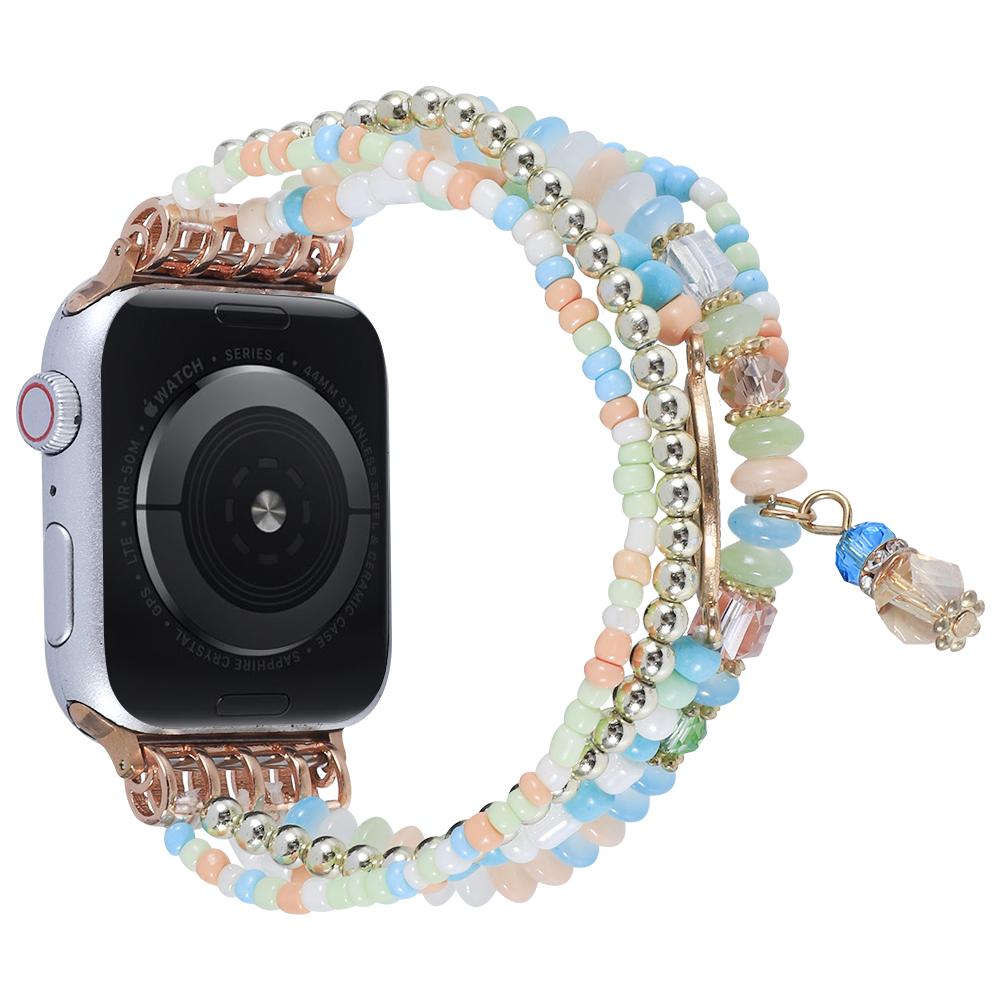 Watch Strap for Apple Watch Series 10 Ultra 9 8 7 SE 6 5 4 3 2 1 46mm 49mm 45mm 44mm 42mm Eye Design Beads Bracelet Wrist Band