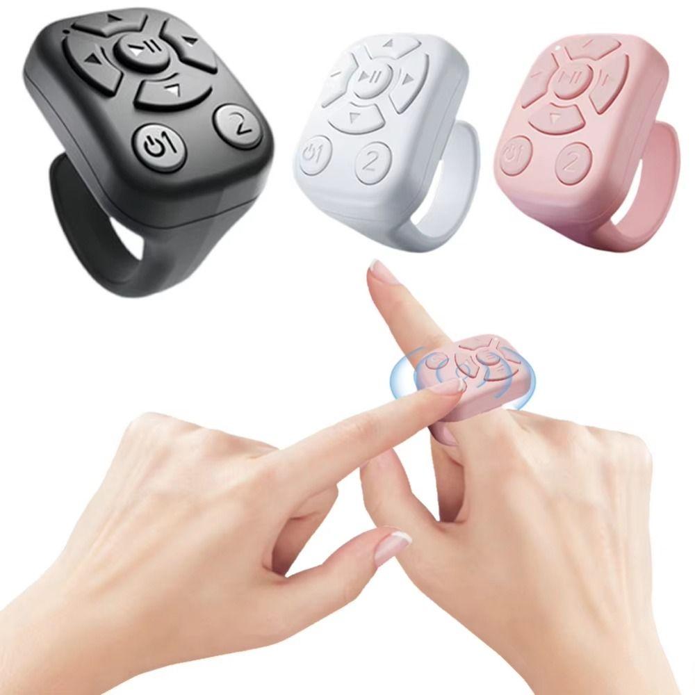Portable Auto Clicker Remote Controller Stable Signal Transmission Smart Scrolling Ring  Camera