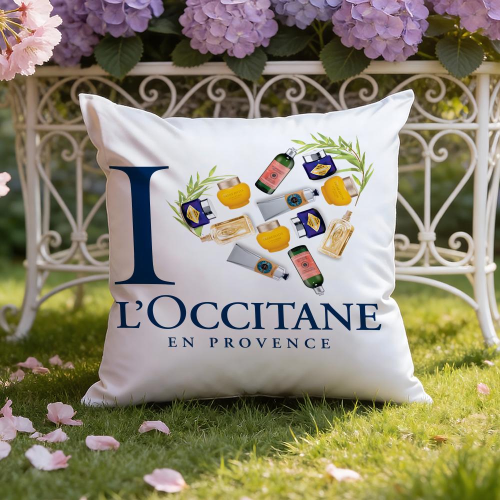 L-L'Occitane Cushion Cover Home & Car Dual-Scene Pillow Cover: Reversible for Premium Comfort