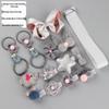 18-teilige Geschenkbox: Haarspangen & Haargummis Set für Kinder - Mädchen-Haarnadeln & Baby-Haarschmuck