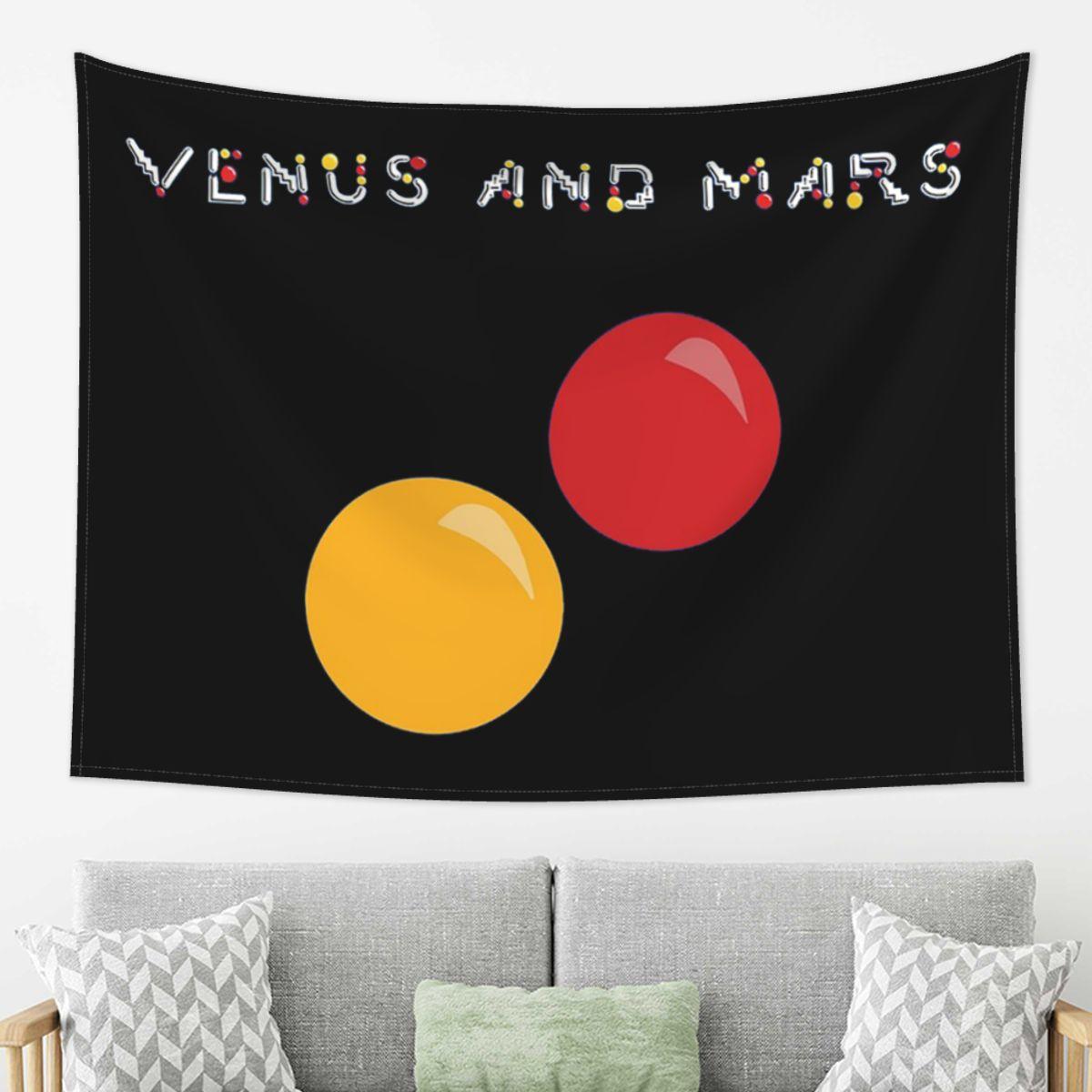 

Venus And Mars Minimalist Album Cover Tapestry Wall Hanging Aesthetic Home Decor Tapestries for Living Room Bedroom 74x94cm(29x37in)