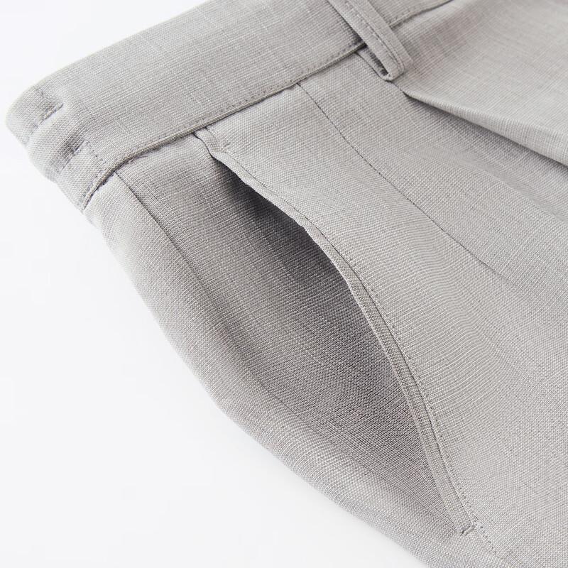 Judger Herren Lyocell Leinen Business Casual Hose
