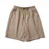 New 280g Imitation Cotton Casual Drawstring 5-Point Shorts - Versatile & Loose-Fit Sports Pants
