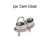 116 Stainless Steel Pulley Rope Gripper Cam Cleat Boat Cam Cleats Fairlead Sailing Sailboat Canoe Dinghy For 1-11mm Rope