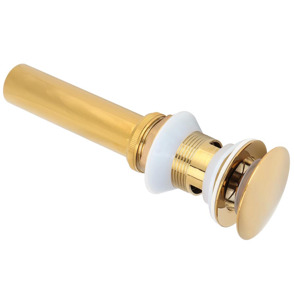 Bathroom Sink Drain Anti Clog Basin Brass Bounce Draining Stopper Bathroom AccessoryWith Hole