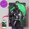 Valiant Knight Personalized D Textured Metal Poster Wall Art Vintage Tin Signs for Gaming Room Decoration Cozy Decor Luxury