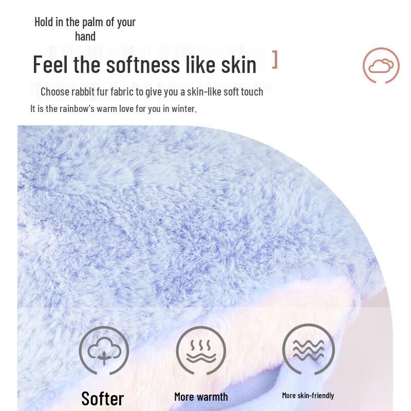 RAINBOW Electric Rechargeable Hot Water Bottle